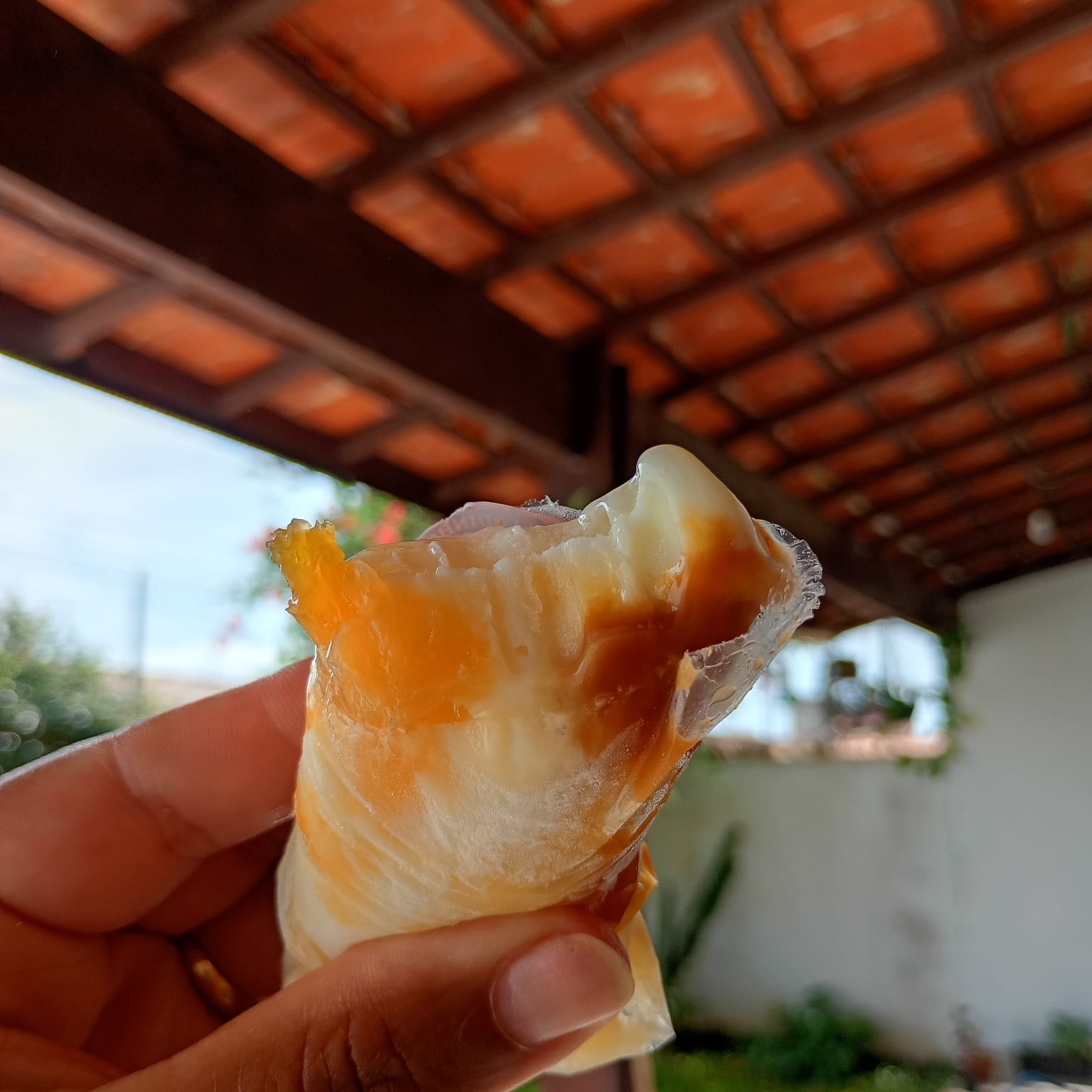 Abacaxi com Doce de Leite